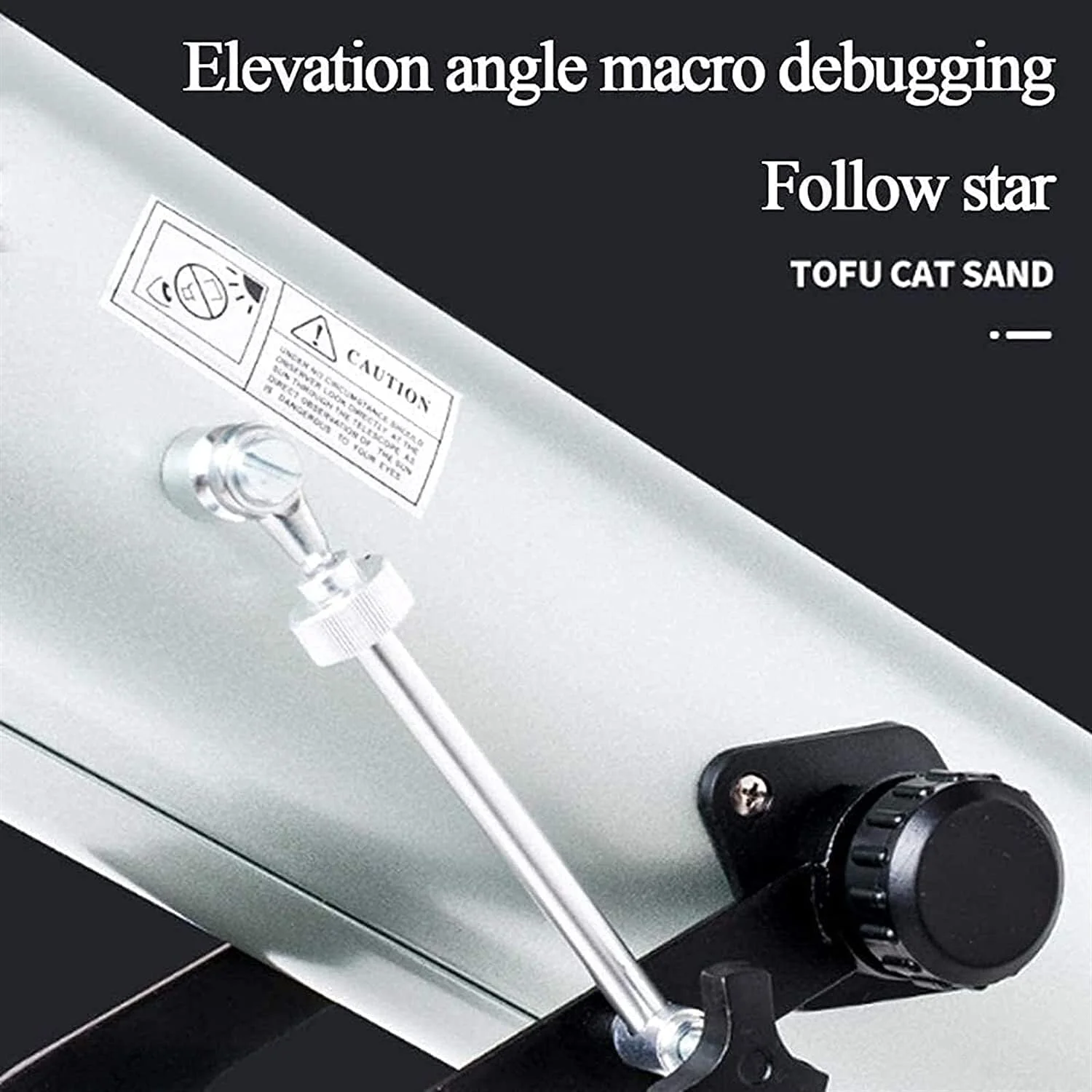 تلسکوپ منوچشمی بیرونی فضایی شکست نور نجومی با منظره یاب 5X24