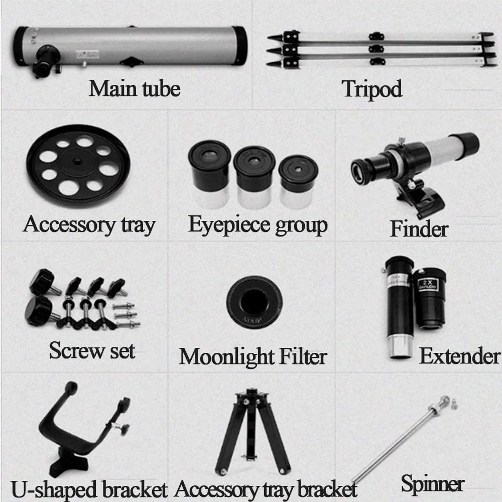 تلسکوپ تک چشمی بیرونی، تلسکوپ فضایی انکساری نجومی با یابنده 5X24