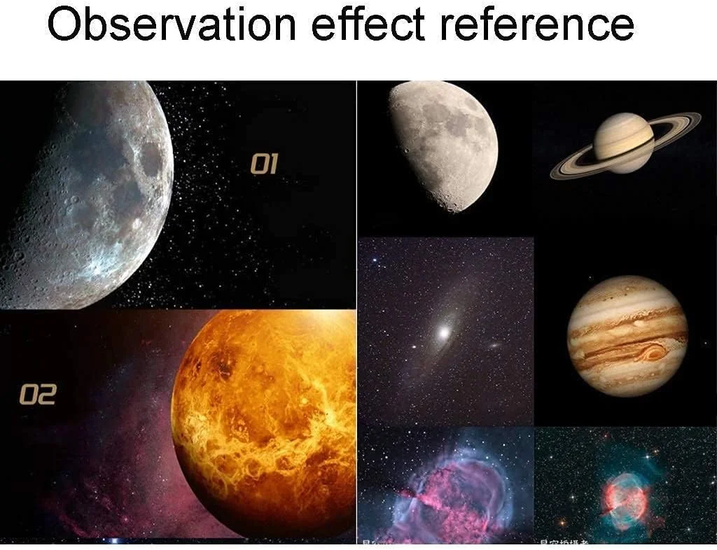 تلسکوپ کودکان با فاصله کانونی 900 میلی‌متر، تلسکوپ انکساری همراه خوب برای دیدن ماه و سیاره - تلسکوپ مسافرتی عالی با کوله پشتی برای کودکان و مبتدیان