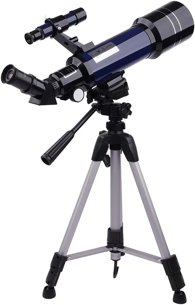 تلسکوپ قابل حمل برای تماشای پرندگان، دیافراگم 70 میلی‌متری، تلسکوپ‌های انکساری 400 میلی‌متری با آداپتور تلفن هوشمند و سه‌پایه قابل تنظیم