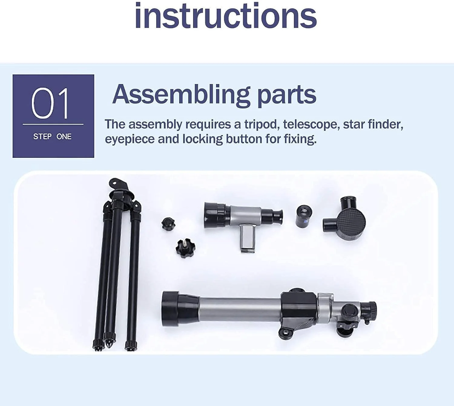 تلسکوپ مبتدی برای کودکان، تلسکوپ شکستنی HD 60 میلی‌متری برای نجوم، دوربین دوچشمی استارتر با پایه، یابنده، تلسکوپ برای سیارات ماه