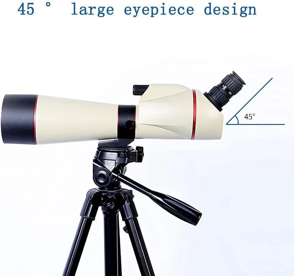 تلسکوپ مسافرتی 80 میلی‌متری شکستنی برای کودکان، مبتدیان، مناسب برای تماشای ماه، پرندگان و مناظر