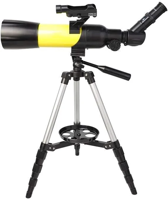 تلسکوپ برای کودکان، بزرگسالان و مبتدیان، دهانه 70 میلی‌متری، تلسکوپ شکستنی نجومی AZ با طول کانونی 300 میلی‌متر، تلسکوپ با لنز منشوری BAK4 برای نجوم به همراه کوله پشتی و پایه برای مشاهده ماه و سیارات