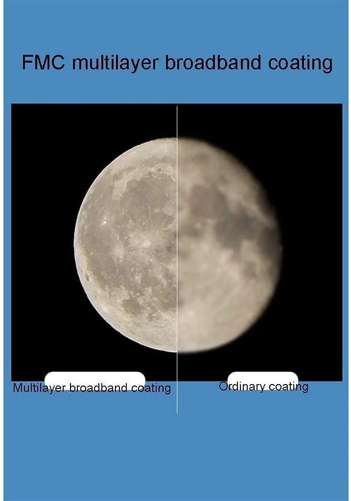 تلسکوپ برای کودکان و مبتدیان، تلسکوپ مسافرتی نجومی قابل حمل، تلسکوپ انکساری 70 میلی‌متری، هدیه عالی برای کودکان برای کاوش در فضا و ماه