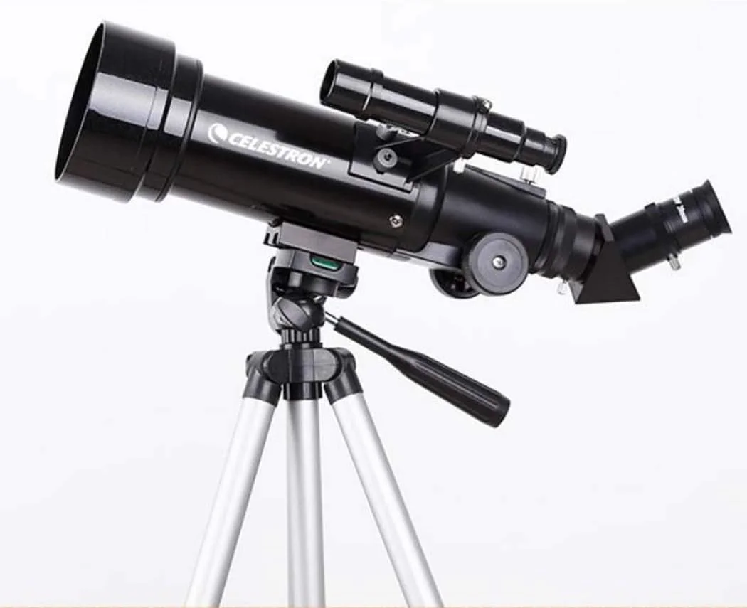 تلسکوپ با فاصله کانونی 400 میلی‌متر برای کودکان، بزرگسالان و مبتدیان نجوم، تلسکوپ انکساری برای نجوم، تلسکوپ مسافرتی قابل حمل با سه‌پایه