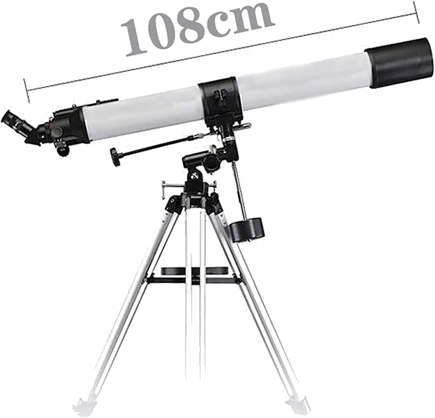 تلسکوپ نجومی برای مبتدیان، تلسکوپ شکستنی 90 میلی‌متری با دهانه 1000 میلی‌متری برای نجوم، تلسکوپ مسافرتی قابل حمل