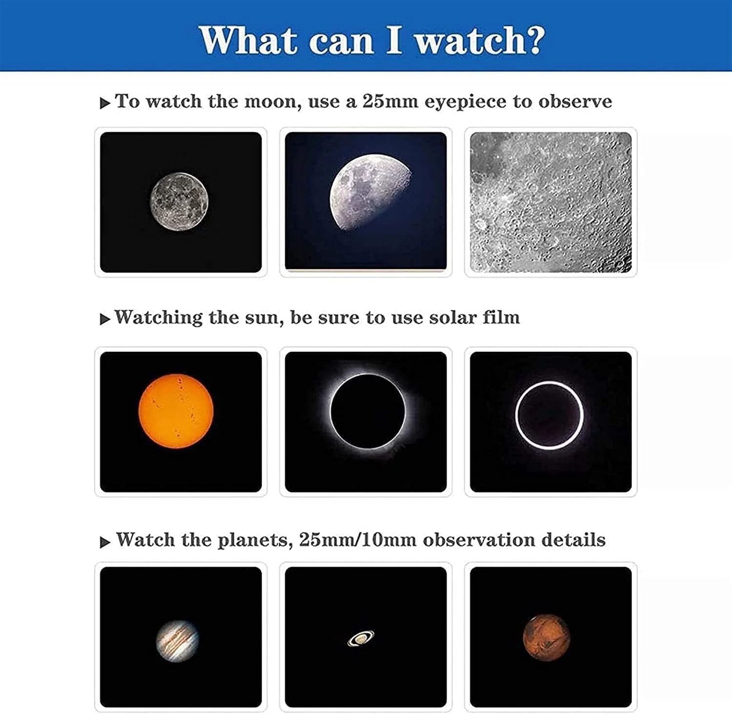 تلسکوپ نجومی برای مبتدیان، تلسکوپ شکستنی 90 میلی‌متری با دهانه 1000 میلی‌متری برای نجوم، تلسکوپ مسافرتی قابل حمل