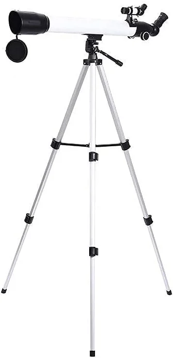 تلسکوپ شکستنی نجومی فشرده با دهانه 60 میلی‌متر و فاصله کانونی 700 میلی‌متر AZ به همراه آداپتور تلفن هوشمند، پایه و لنز منشوری BAK4 برای رصد ماه و نجوم