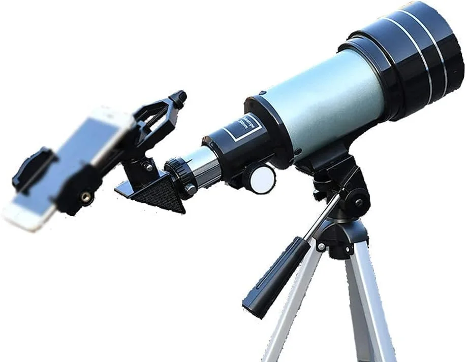 تلسکوپ شکستنی نجومی با پایه برای کودکان و مبتدیان، تلسکوپ نجومی شکستنی با آداپتور تلفن هوشمند برای عکاسی نجومی و نجوم بصری تلسکوپ شکستنی نجومی با پایه برای کودکان و مبتدیان، تلسکوپ نجومی شکستنی با آداپتور تلفن هوشمند برای عکاسی نجومی و نجوم بصری