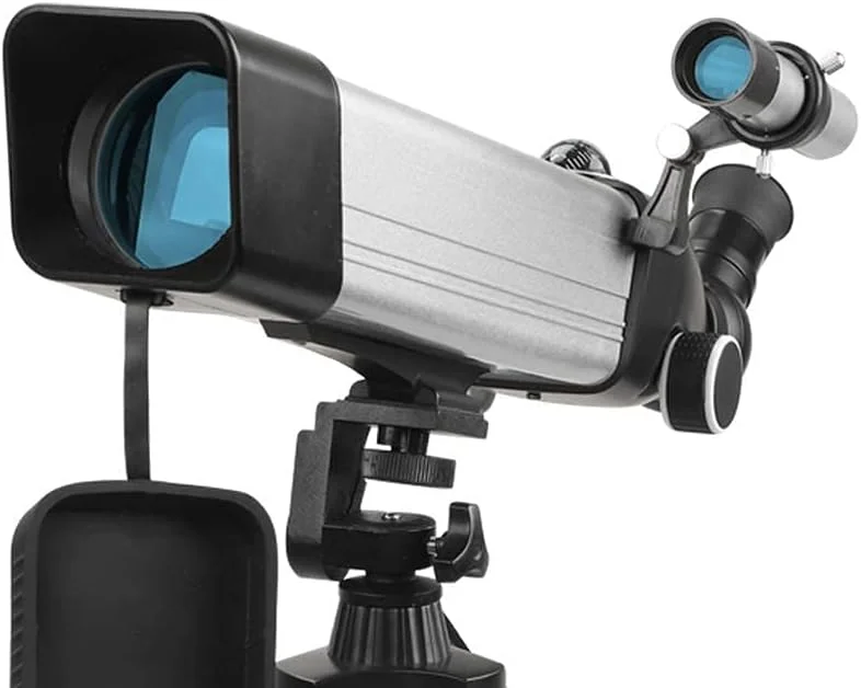 تلسکوپ کودکان و بزرگسالان، دهانه 60 میلیمتری تلسکوپ شکستنی نجومی 500 میلیمتری با چرخش کامل و چشمی برای نجوم به همراه آداپتور تلفن هوشمند و پایه برای دیدن ماه و سیاره تلسکوپ کودکان و بزرگسالان، دهانه 60 میلیمتری تلسکوپ شکستنی نجومی 500 میلیمتری با چرخش کامل و چشمی برای نجوم به همراه آداپتور تلفن هوشمند و پایه برای دیدن ماه و سیاره