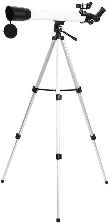 تلسکوپ نجومی 60 میلیمتری با دهانه 700 میلیمتر AZ، تلسکوپ شکستنی فشرده با آداپتور تلفن هوشمند و پایه، لنز منشور BAK4 برای رصد ماه و نجوم تلسکوپ نجومی 60 میلیمتری با دهانه 700 میلیمتر AZ، تلسکوپ شکستنی فشرده با آداپتور تلفن هوشمند و پایه، لنز منشور BAK4 برای رصد ماه و نجوم