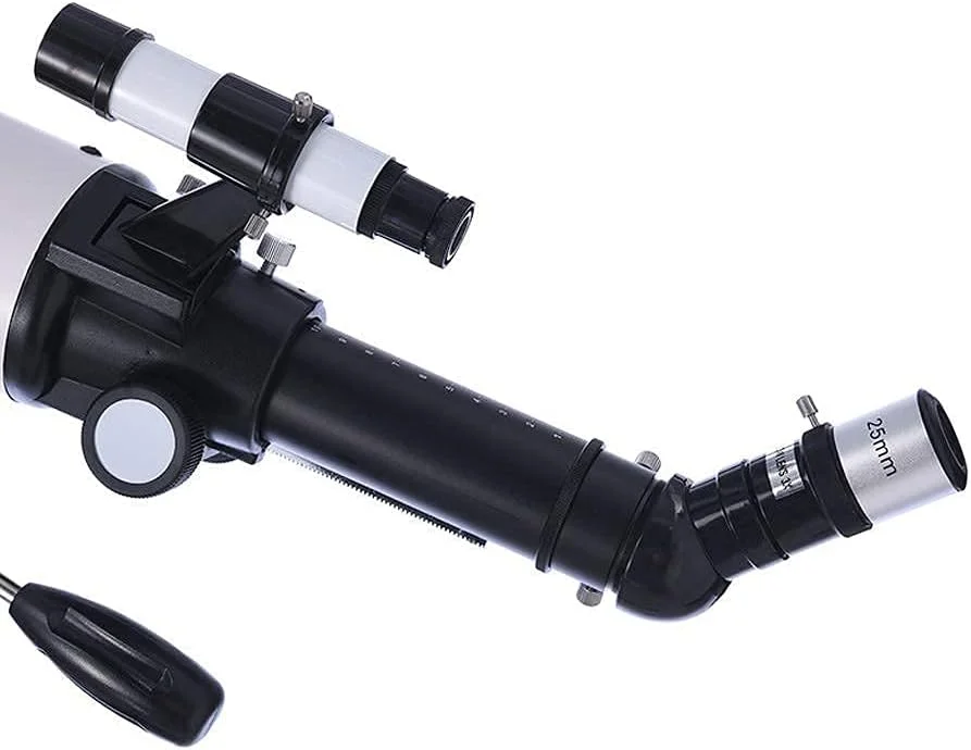 تلسکوپ نجومی مبتدی کودکان، دهانه 80 میلی‌متری، تلسکوپ شکستنی نجومی 500 میلی‌متری با لنز منشور BAK4 به همراه آداپتور تلفن هوشمند و پایه برای رصد ماه