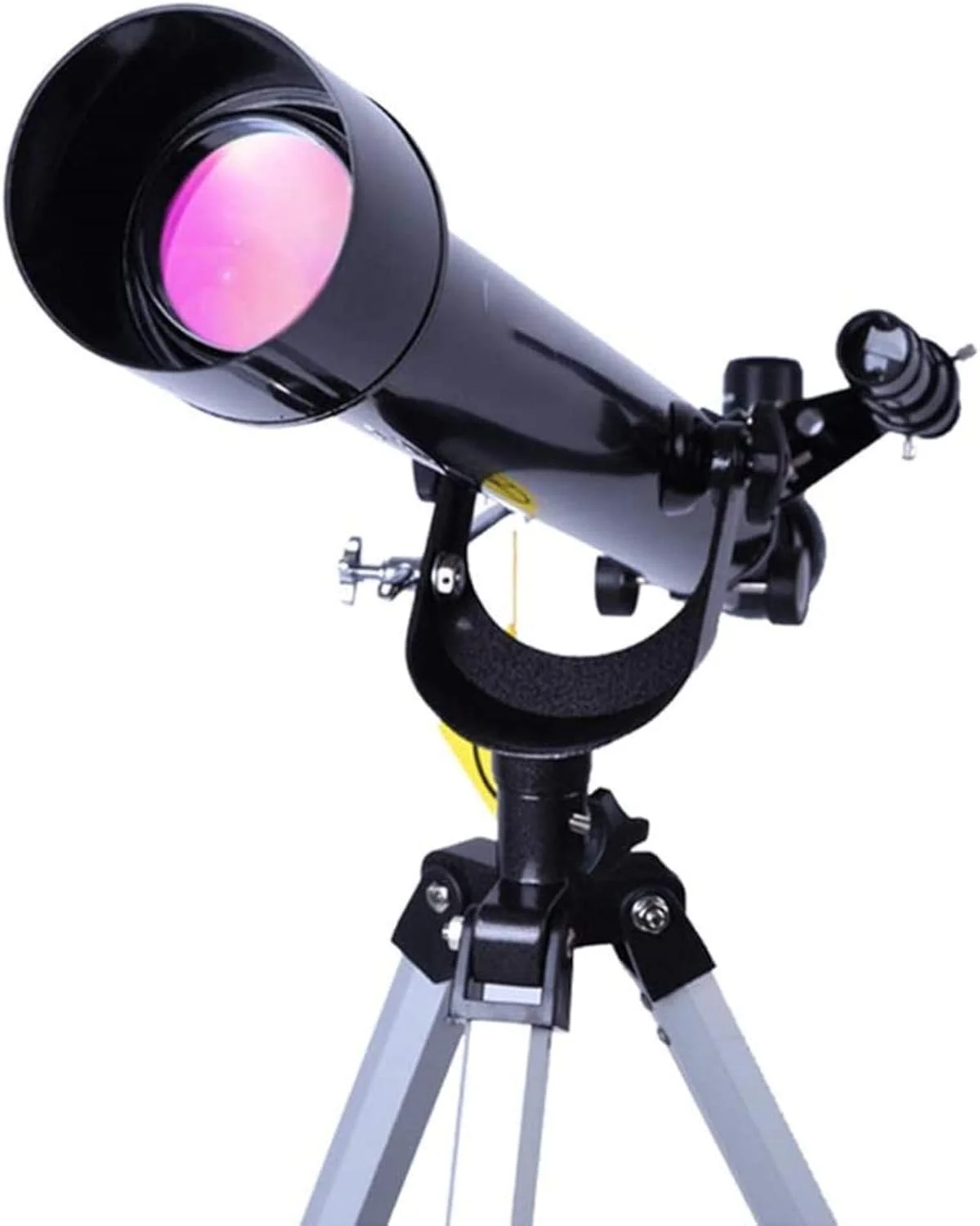 تلسکوپ نجومی شکستنی AZ با سه پایه و 2 چشمی، تلسکوپ نجومی برای کودکان، بزرگسالان و مبتدیان برای عکاسی نجومی و نجوم بصری، برای استفاده در محیط داخلی/خارجی