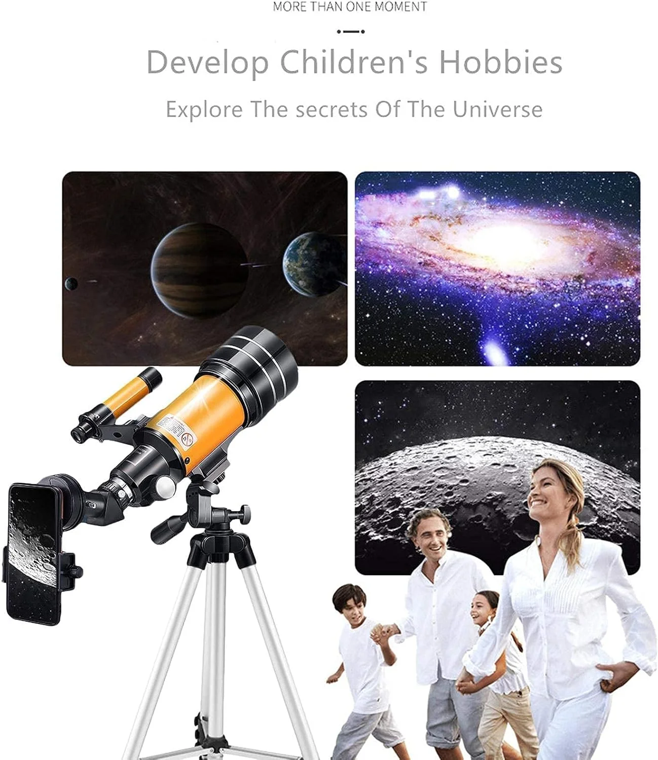 تلسکوپ برای بزرگسالان با 3 چشمی - هدیه تلسکوپ شکستنی ایده آل برای مبتدیان تلسکوپ برای بزرگسالان با 3 چشمی - هدیه تلسکوپ شکستنی ایده آل برای مبتدیان