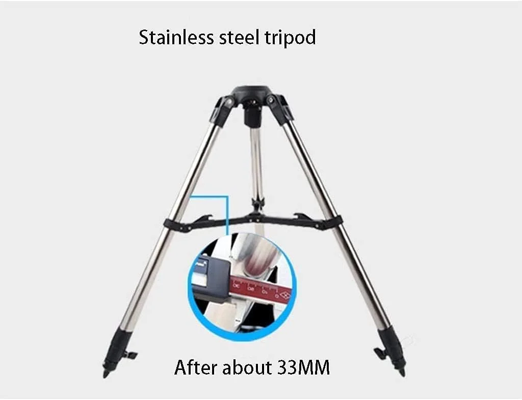 تلسکوپ نجومی، تلسکوپ های انکساری، دهانه 80 میلی متری، تلسکوپ های نجومی 900 میلی متری با پایه قابل تنظیم و پایه تلفن هوشمند