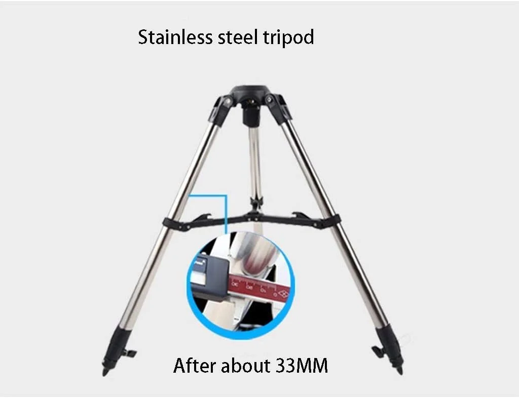 تلسکوپ HD برای تماشای ستارگان، تلسکوپ های شکستنی، دهانه 80 میلی متری، تلسکوپ نجومی 900 میلی متری با پایه قابل تنظیم و پایه تلفن هوشمند