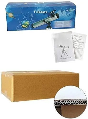 تلسکوپ شکستنی ۷۶ میلیمتری با پایه و یابنده، بهترین تلسکوپ برای سیارات، تلسکوپ نجومی شکستنی برای مبتدیان، ضد آب با نور کم در شب تلسکوپ شکستنی ۷۶ میلیمتری با پایه و یابنده، بهترین تلسکوپ برای سیارات، تلسکوپ نجومی شکستنی برای مبتدیان، ضد آب با نور کم در شب