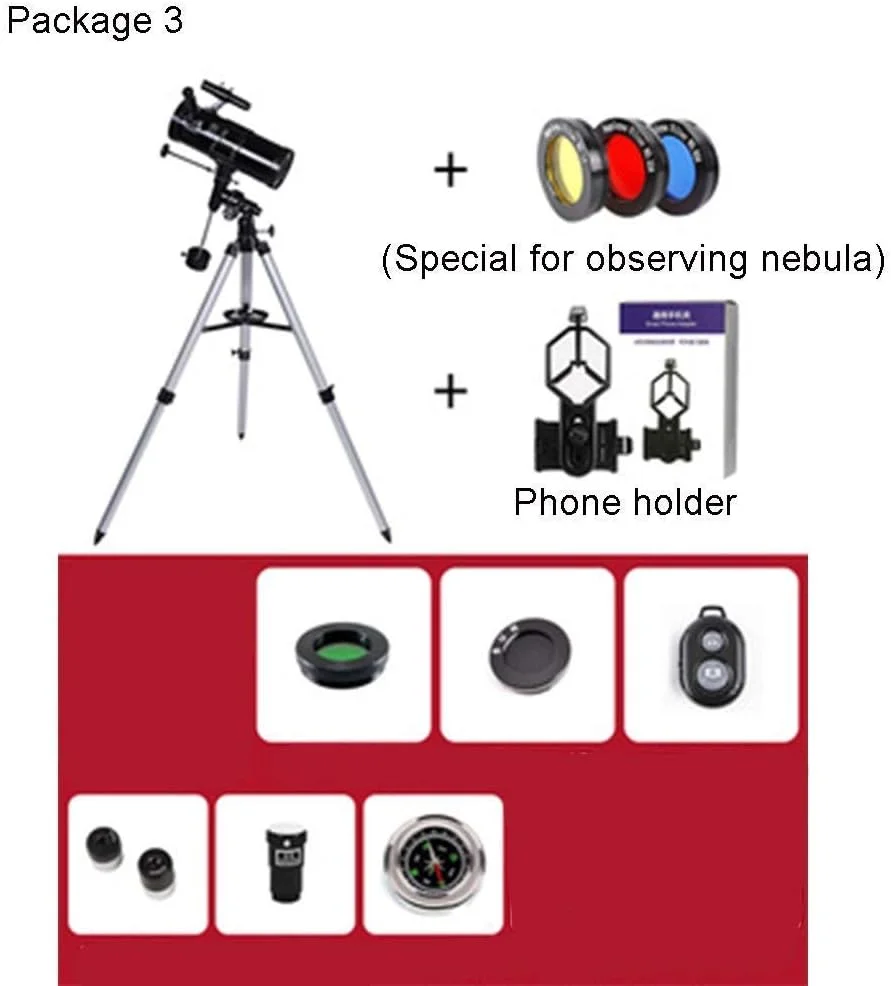 تلسکوپ انکساری، تلسکوپ مسافرتی قابل حمل، تلسکوپ انکساری با فاصله کانونی 700 میلی‌متر، تلسکوپ نجومی برای بزرگسالان، مبتدیان و کودکان