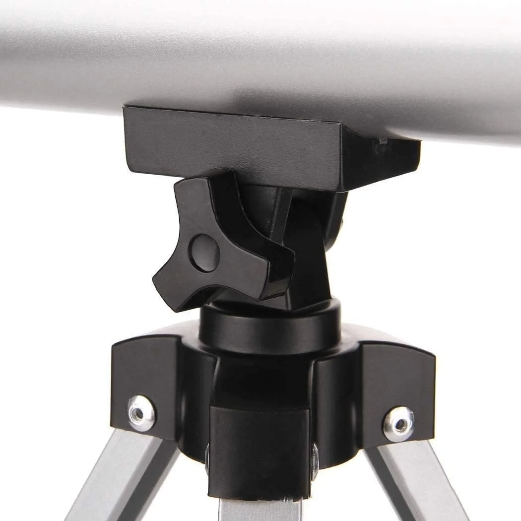 تلسکوپ انکساری با پایه و یابنده، تلسکوپ قابل حمل برای کودکان و مبتدیان نجوم، تلسکوپ مسافرتی با پایه و نگهدارنده تلفن