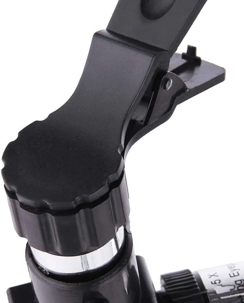 تلسکوپ انکساری با پایه و یابنده، تلسکوپ قابل حمل برای کودکان و مبتدیان نجوم، تلسکوپ مسافرتی با پایه و نگهدارنده تلفن