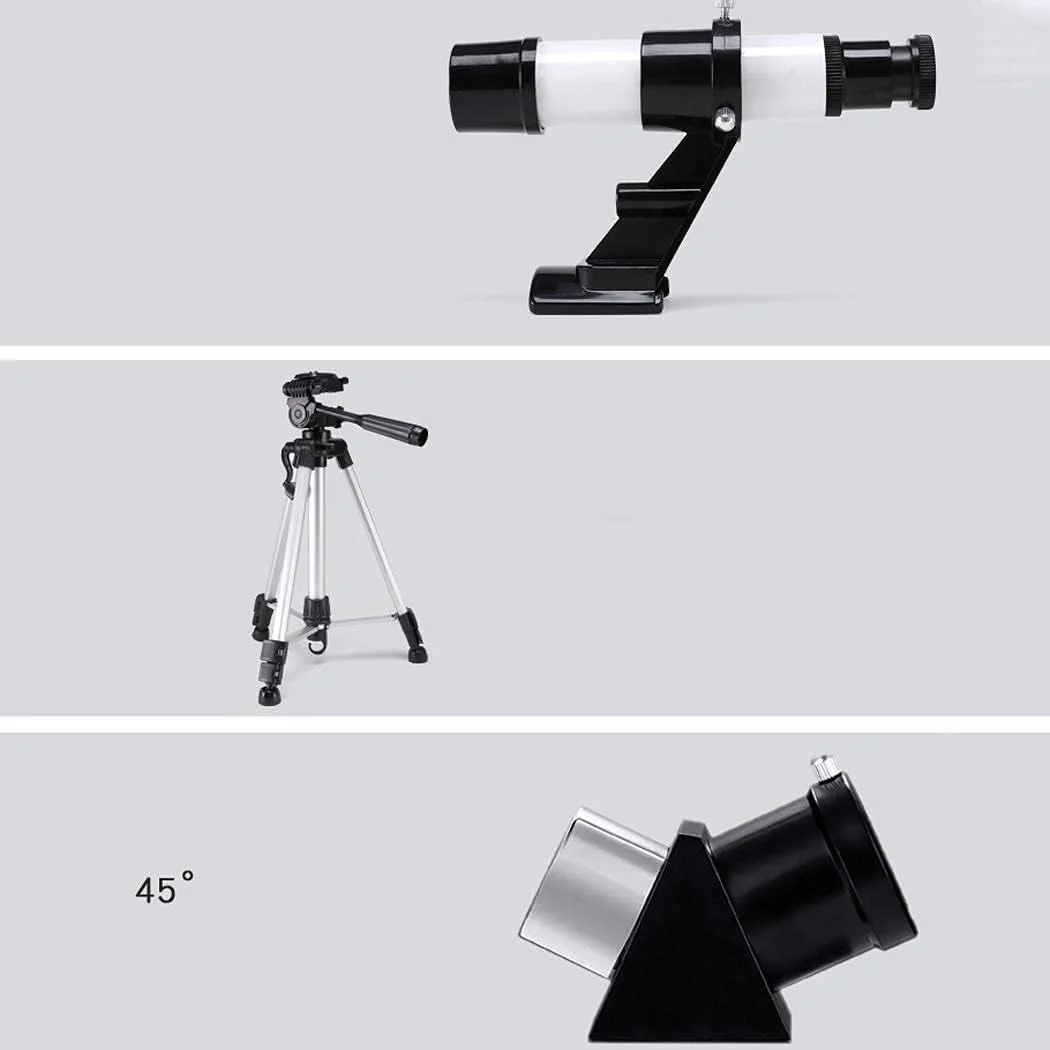 تلسکوپ انکساری، تلسکوپ کودکان و بزرگسالان مبتدی نجوم 70 میلی‌متری، تلسکوپ با فاصله کانونی 700 میلی‌متر و بزرگنمایی 120X، تلسکوپ‌های مسافرتی انکساری، سفید