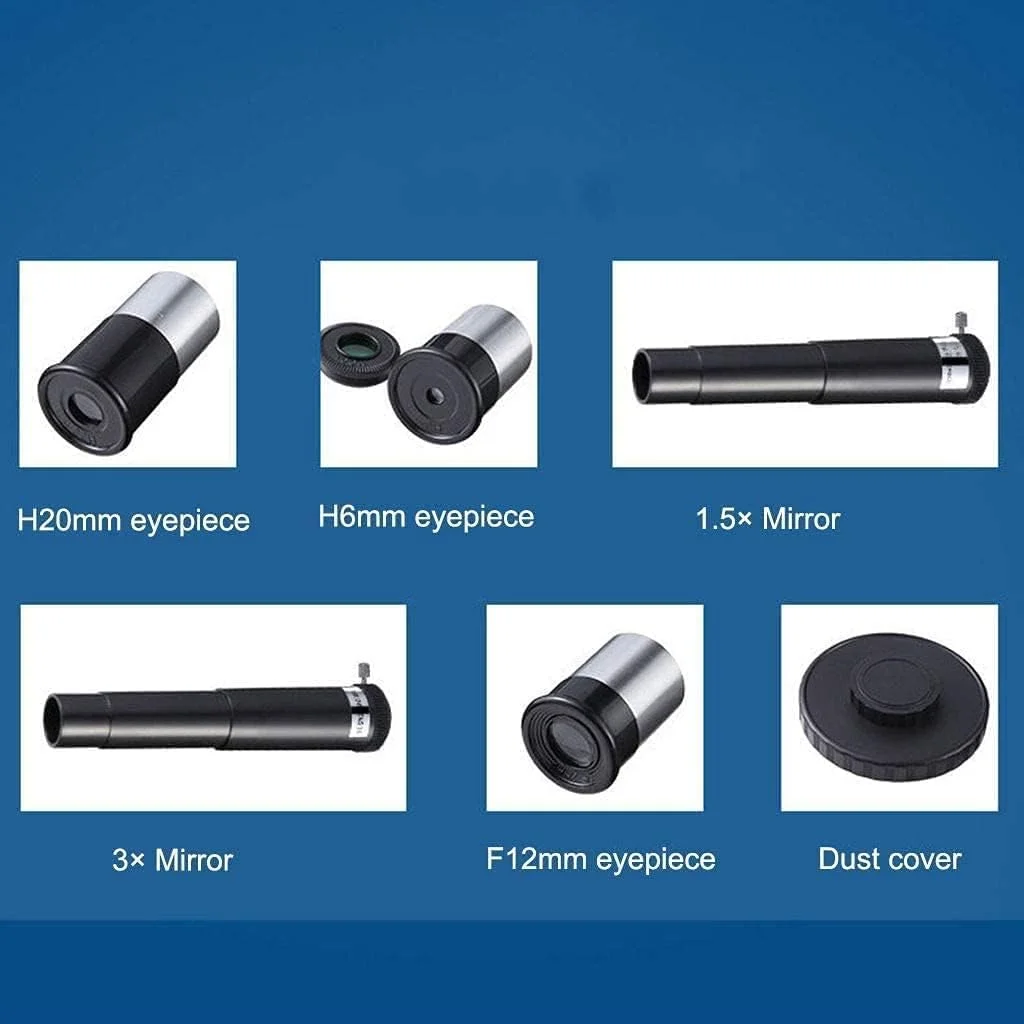 تلسکوپ انکساری برای کودکان و بزرگسالان، تلسکوپ مسافرتی قابل حمل، برای کودکان و مبتدیان نجوم