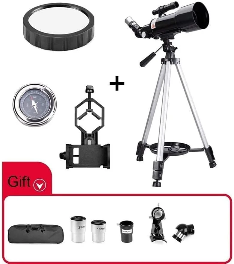 تلسکوپ انکساری مناسب فضای باز، مناسب برای نجوم، تلسکوپ انکساری با شیشه کاملاً پوشش داده شده، مناسب برای مبتدیان با قابلیت حمل تلسکوپ انکساری مناسب فضای باز، مناسب برای نجوم، تلسکوپ انکساری با شیشه کاملاً پوشش داده شده، مناسب برای مبتدیان با قابلیت حمل