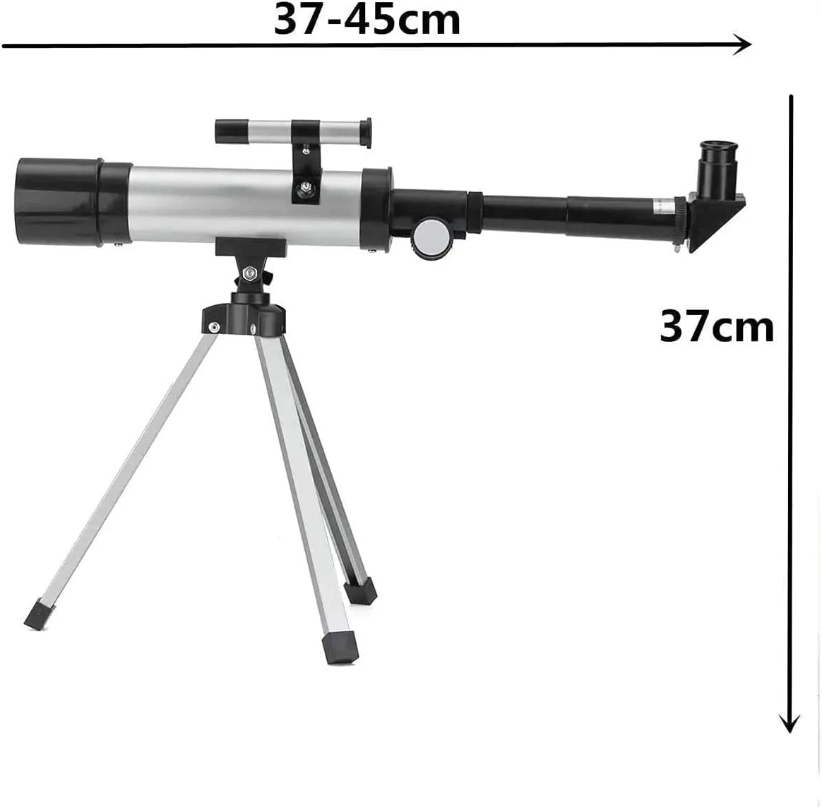 تلسکوپ شکستنی 360x50 میلی‌متری، تلسکوپ نجومی، تک‌چشمی با سه‌پایه