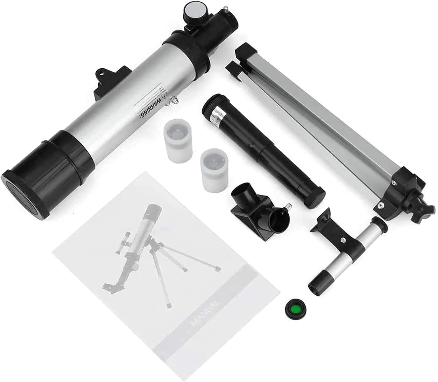 تلسکوپ شکستنی 360x50 میلیمتری، تلسکوپ نجومی منکسر کننده با سه پایه تلسکوپ شکستنی 360x50 میلیمتری، تلسکوپ نجومی منکسر کننده با سه پایه