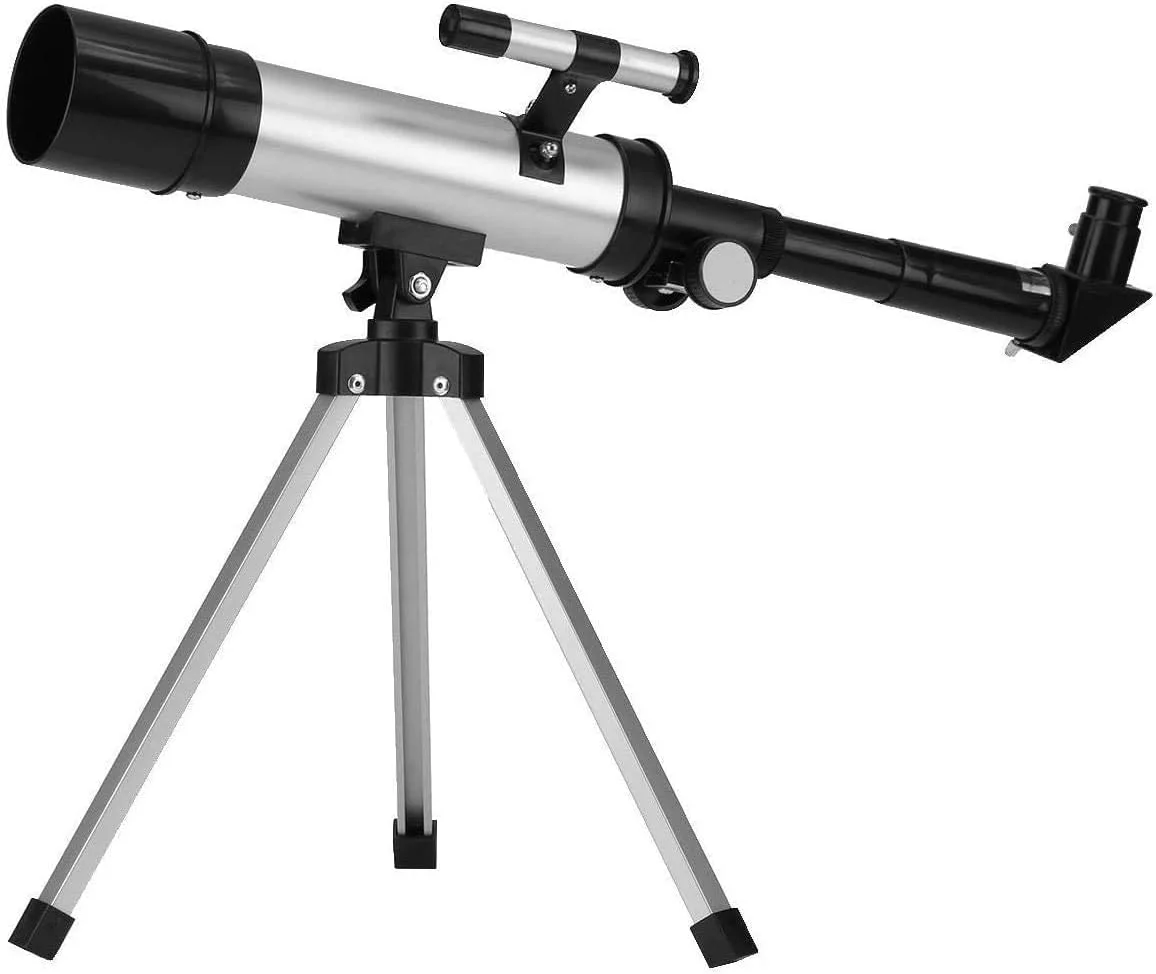 تلسکوپ شکستنی 360x50 میلی‌متری، تلسکوپ نجومی منکسر کننده با سه‌پایه