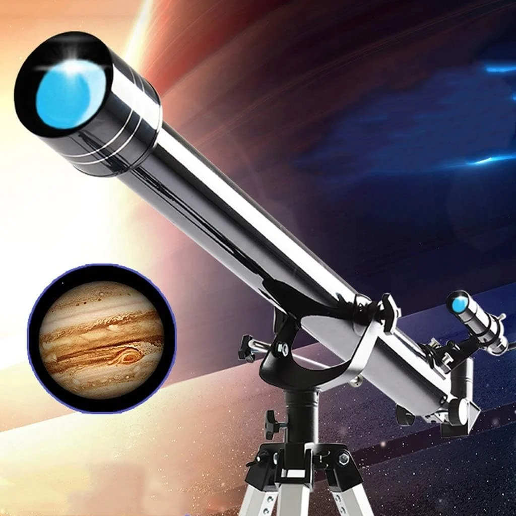 تلسکوپ با فاصله کانونی 900 میلی‌متر، تلسکوپ شکستی مسافرتی، همراه خوب برای مشاهده ماه و سیارات - تلسکوپ مسافرتی خوب با کوله پشتی برای و مبتدیان