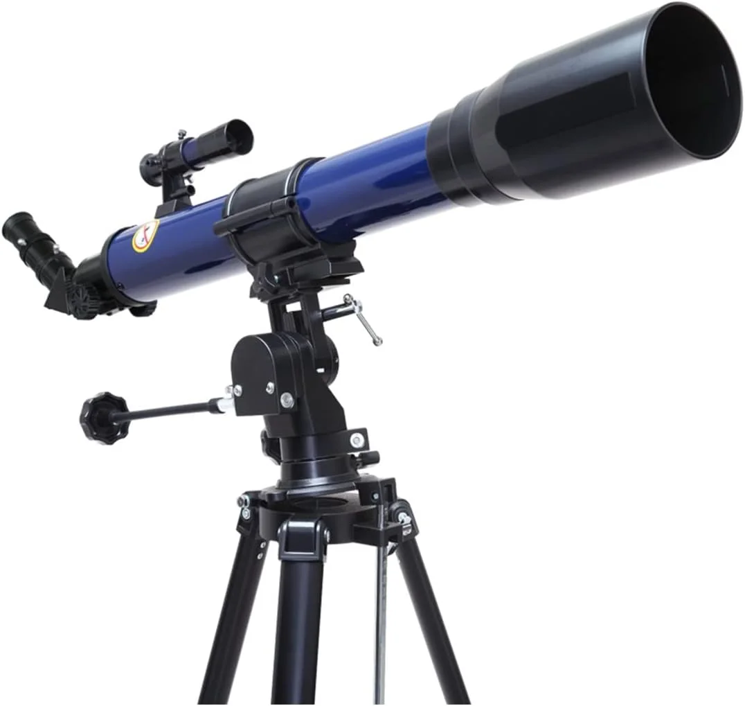 تلسکوپ 70/700، تلسکوپ شکستنی نجومی 35X-525X - ایده آل برای مبتدیان ستاره شناسی، تلسکوپ حرفه ای برای ماه، سیارات و تماشا، با چشمی ها و بارلو