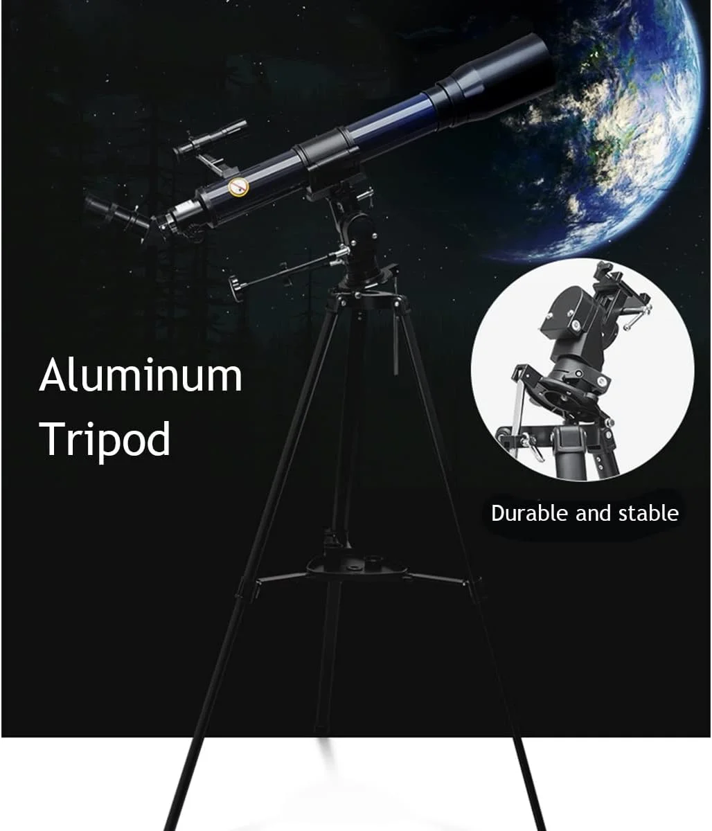 تلسکوپ 70/700، تلسکوپ شکستنی نجومی 35X-525X - ایده آل برای مبتدیان ستاره شناسی، تلسکوپ حرفه ای برای ماه، سیارات و تماشا، با چشمی ها و بارلو تلسکوپ 70/700، تلسکوپ شکستنی نجومی 35X-525X - ایده آل برای مبتدیان ستاره شناسی، تلسکوپ حرفه ای برای ماه، سیارات و تماشا، با چشمی ها و بارلو