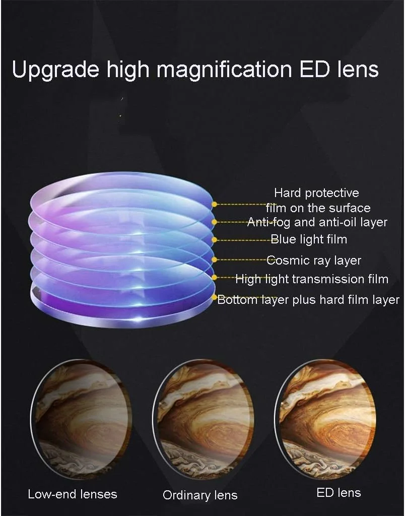 تلسکوپ انکساری قابل حمل، تلسکوپ نجومی بزرگسالان، تلسکوپ برای کودکان و مبتدیان به همراه پایه، تلسکوپ برای نجوم