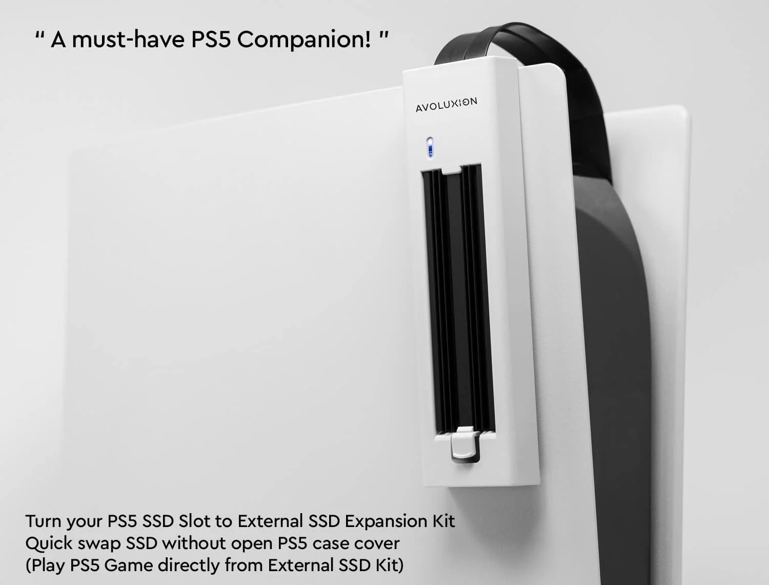 کیت توسعه SSD اکسترنال Avolusion PS5 با هیت سینک برای کنسول بازی PS5 (PSX-i1-PS5)