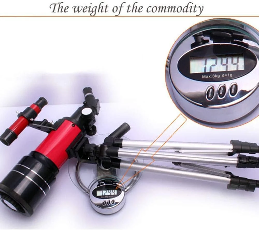 لوازم جانبی دخترانه تلسکوپ مسافرتی قابل حمل و مناسب با سه پایه تلسکوپ شکستنی نجومی بزرگنمایی بالا برای مشاهده ماه