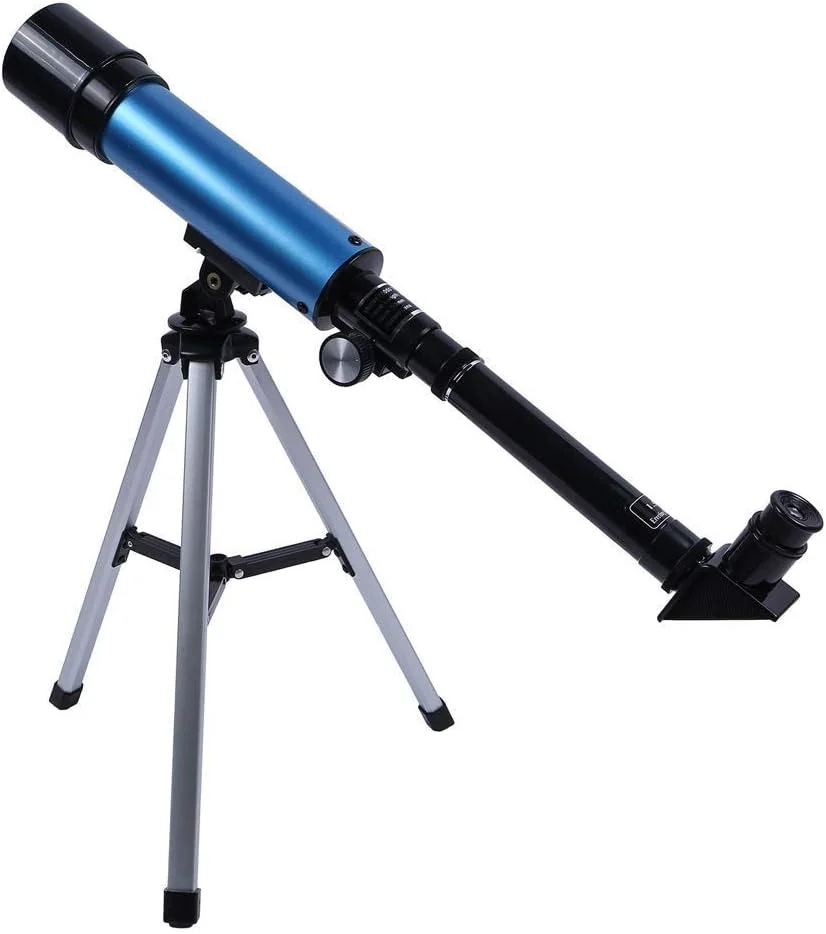 تلسکوپ مناسب برای رصد، تلسکوپ شکستنی نجومی 50 میلی‌متری مناسب برای بزرگسالان و مبتدیان، تلسکوپ مناسب با سه‌پایه، همراه خوب برای تماشای ماه و سیارات