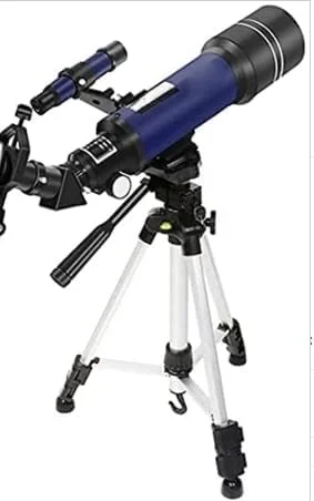 تلسکوپ نجومی کاربردی، تلسکوپ شکستی HD 70 میلی‌متری کاربردی با سه‌پایه قابل تنظیم و 4 فیلتر ماه