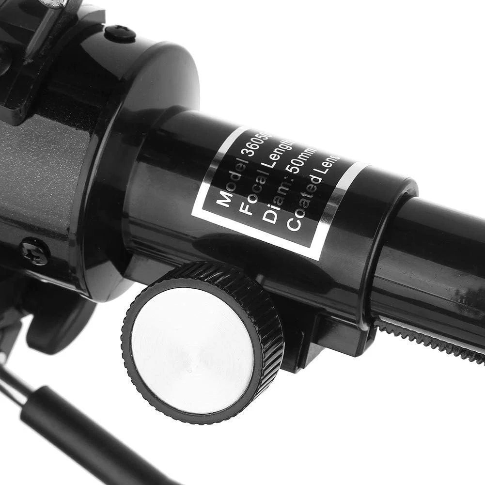 تلسکوپ کودکان، تلسکوپ قابل حمل با پایه نگهدارنده تلفن همراه برای مبتدیان و بزرگسالان، تلسکوپ انکساری با عدسی چشمی، هدیه ای برای کودکان برای کاوش در ماه و سیارات