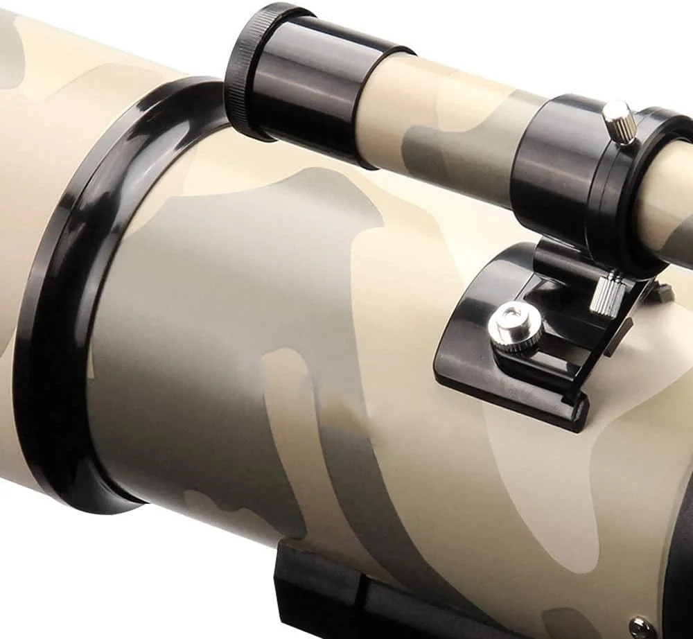 تلسکوپ نجومی کودکان، تلسکوپ مسافرتی برای مبتدیان، تلسکوپ شکستنی نجومی با پایه قابل تنظیم و نگهدارنده تلفن هوشمند برای مشاهده ماه و سیارات