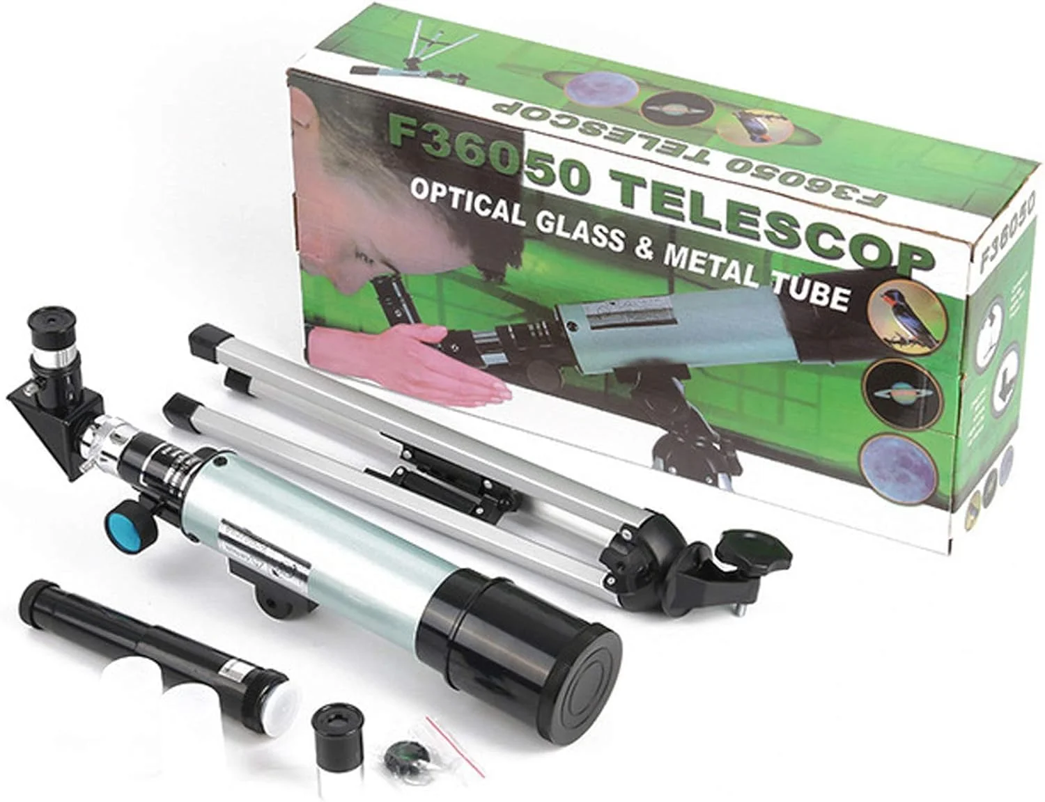 تلسکوپ کودکان و بزرگسالان، تلسکوپ شکستنی 70 میلی‌متری مناسب نجوم برای مبتدیان