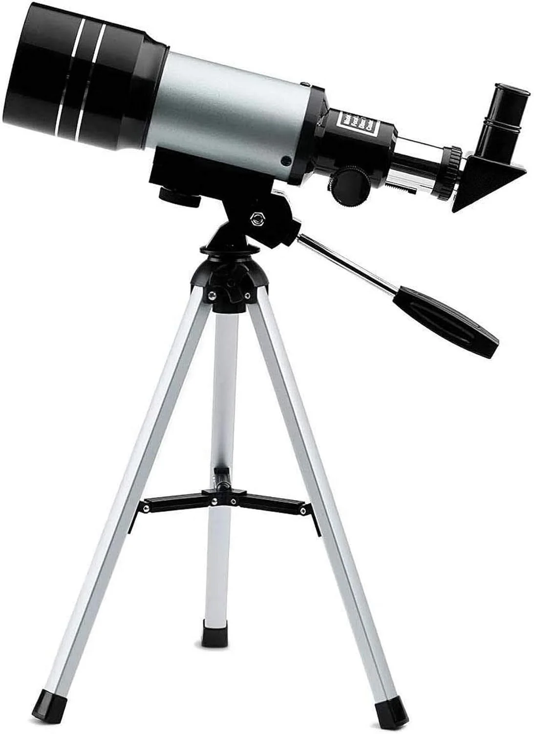 تلسکوپ کودکان برای مبتدیان، تلسکوپ شکستنی نجومی 70 میلی‌متری با پایه قابل تنظیم و یابنده - تلسکوپ مسافرتی قابل حمل مناسب برای کودکان و نوجوانان