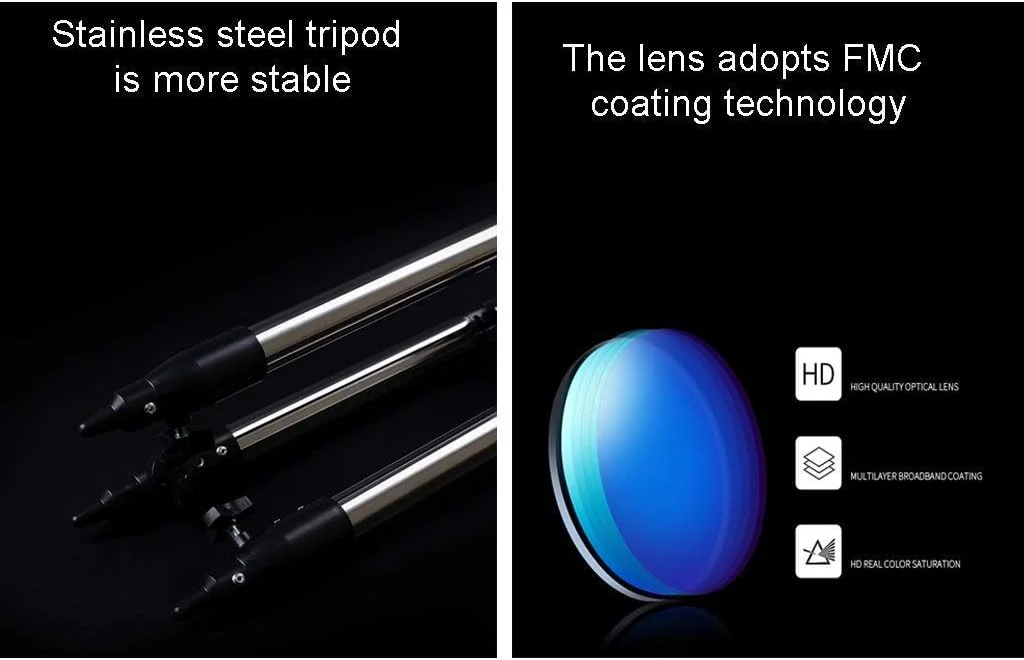 تلسکوپ کودکان، تلسکوپ نجومی، تلسکوپ شکستنی نجومی حرفه ای با فاصله کانونی 700 میلی متر برای کودکان و مبتدیان، برای کودکان