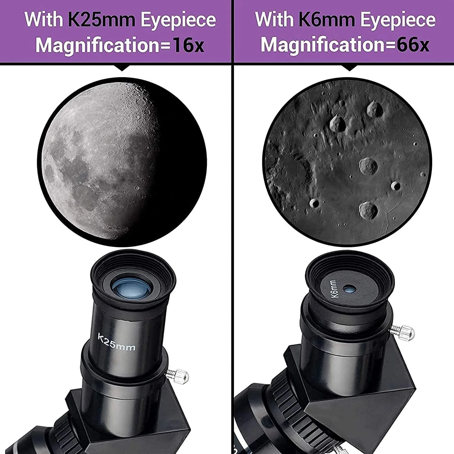 تلسکوپ کودکان و مبتدیان، تلسکوپ شکستنی نجومی 70 میلی‌متری با پایه قابل تنظیم و یابنده - قابل حمل