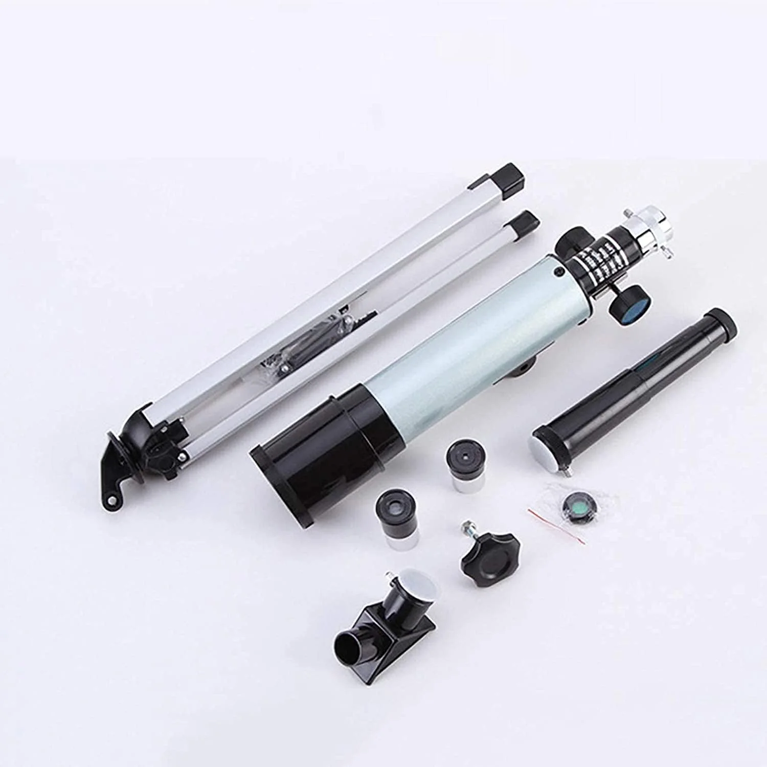 تلسکوپ سطح پایه برای کودکان، تلسکوپ انکساری چشمی 70 میلی‌متری/360 میلی‌متری با پایه، تلسکوپ قابل حمل برای کودکان، مبتدیان و بزرگسالان، مناسب نجوم