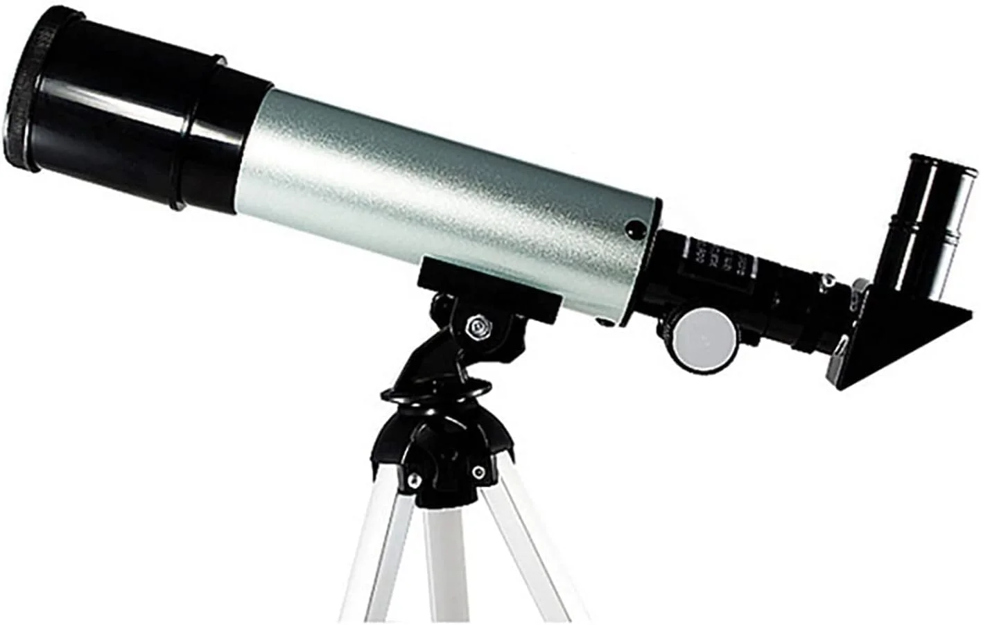تلسکوپ سطح پایه برای کودکان، تلسکوپ انکساری چشمی 70 میلی‌متری/360 میلی‌متری با پایه، تلسکوپ قابل حمل برای کودکان، مبتدیان و بزرگسالان، مناسب نجوم