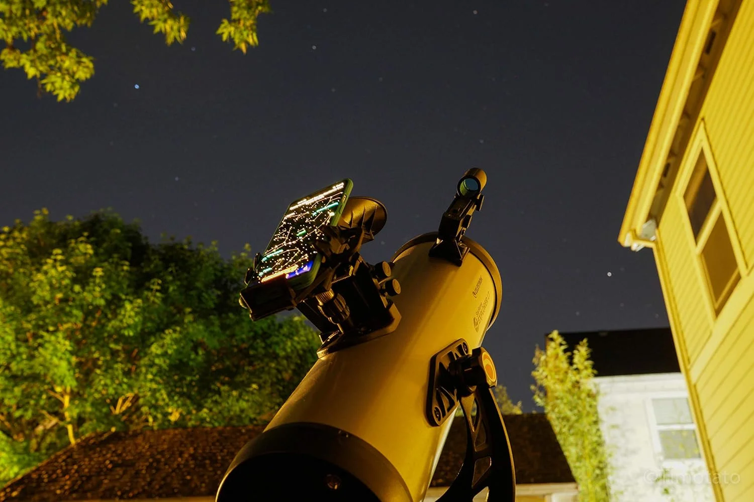 تلسکوپ شکستی استار سنس اکسپلورر DX 102AZ سلسترون 22460 با قابلیت اتصال به اپلیکیشن گوشی هوشمند، سازگار با آیفون/اندروید، خاکستری