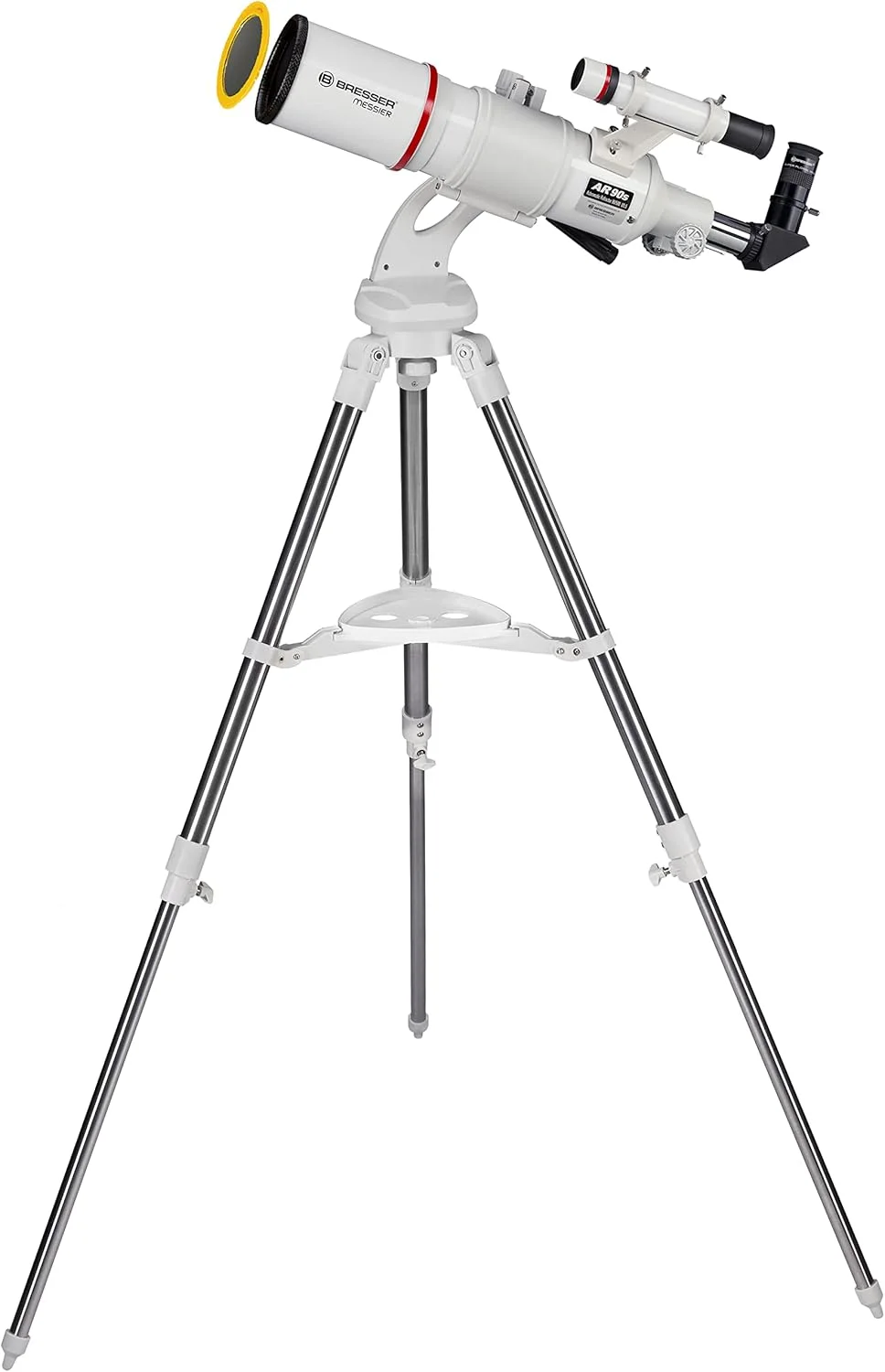 تلسکوپ شکستنی Bresser Messier AR-90/500 NANO AZ، سفید