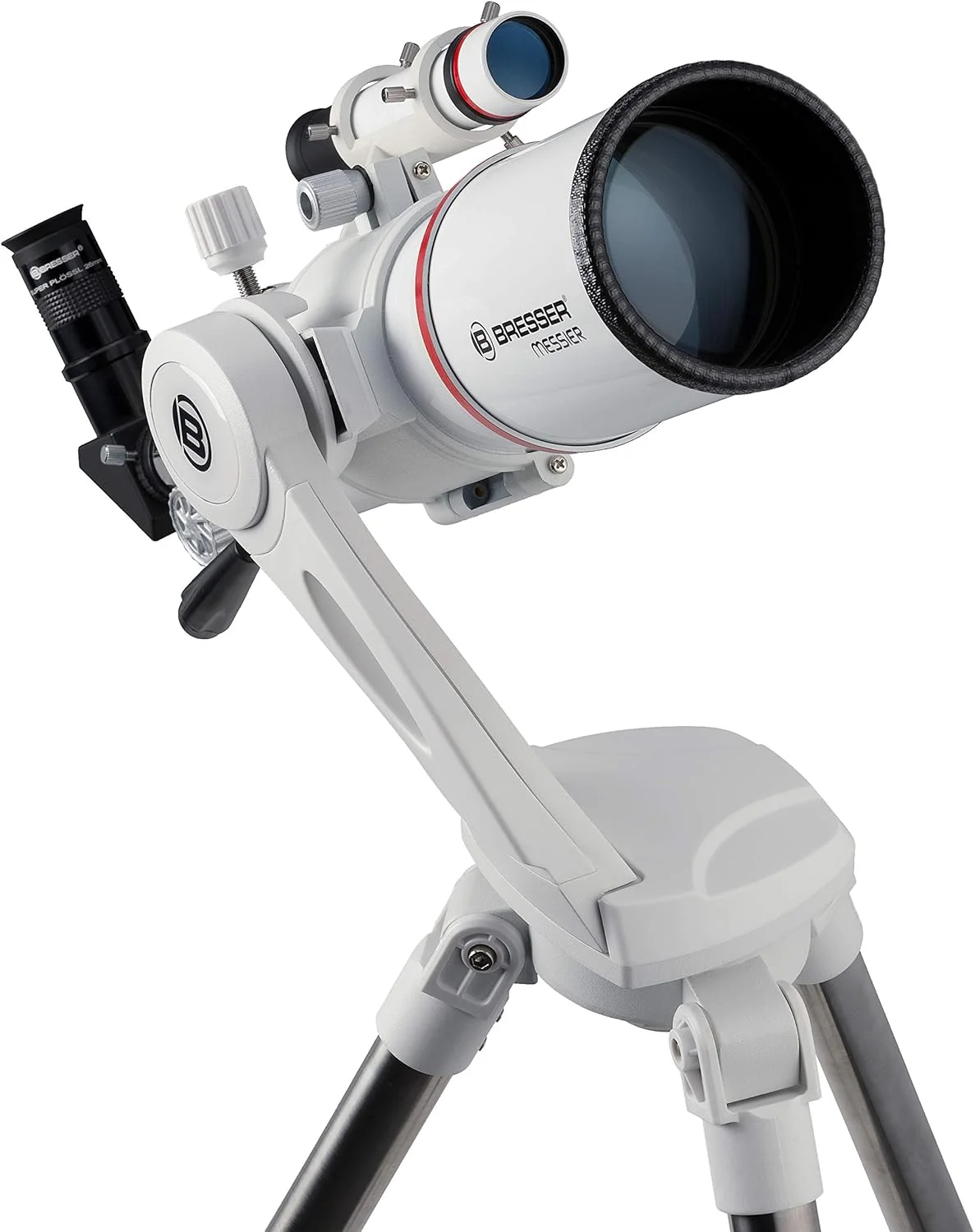 تلسکوپ شکستنی Bresser Messier AR-90/500 NANO AZ، سفید تلسکوپ شکستنی Bresser Messier AR-90/500 NANO AZ، سفید