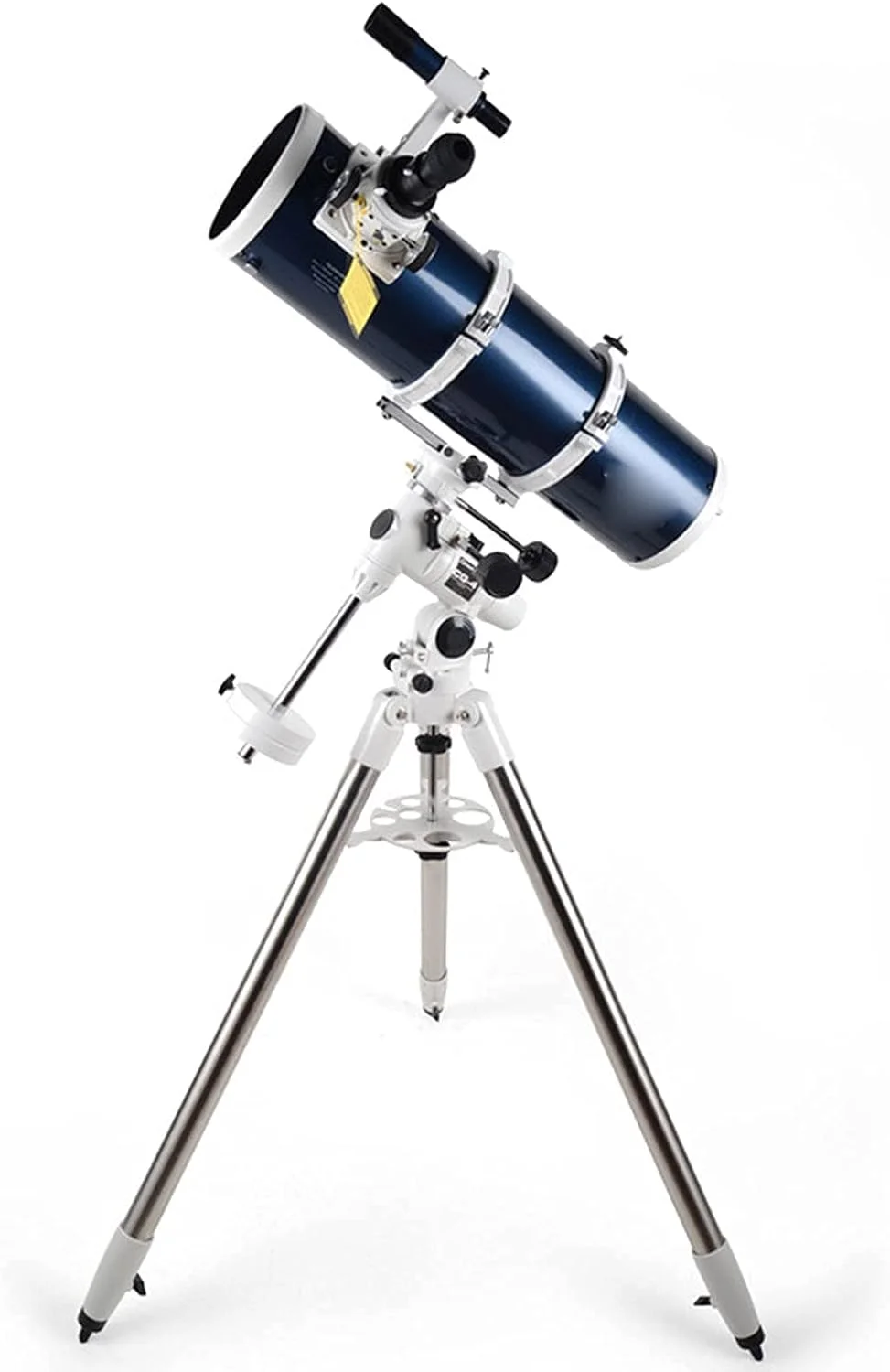 تلسکوپ مبتدی 150 میلیمتری HD شکستی برای شروع ستارهشناسی، دوربین دوچشمی با پایه، یابنده و فیلتر ماه تلسکوپ مبتدی 150 میلیمتری HD شکستی برای شروع ستارهشناسی، دوربین دوچشمی با پایه، یابنده و فیلتر ماه